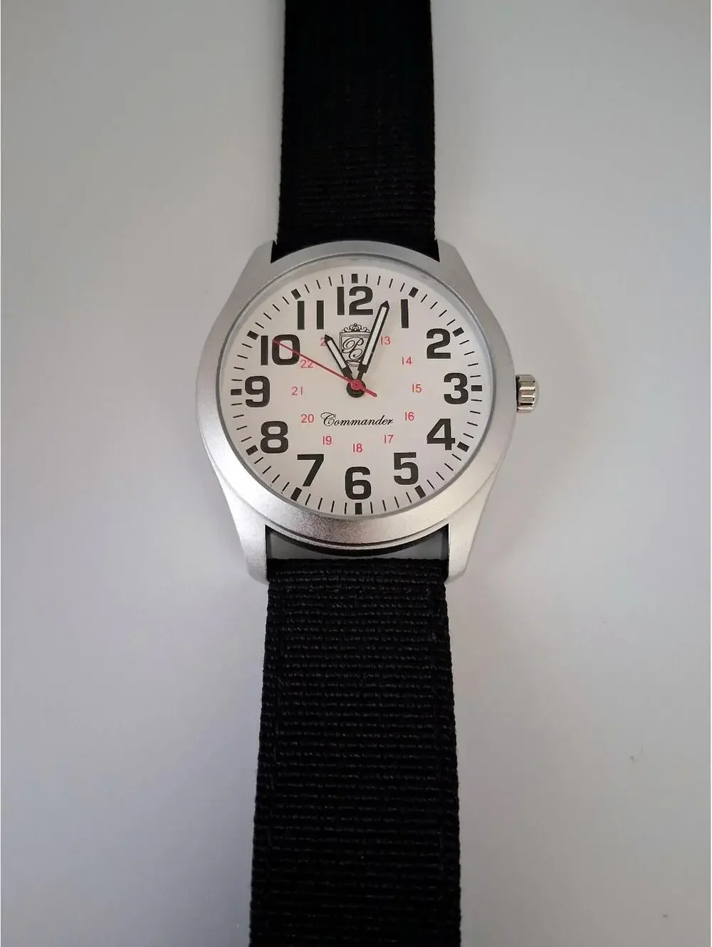 NEW Pierre Lucerne Commander WW2 Style Navy Men's‎ Watch